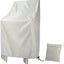 Funda apilable silla patio impermeable 210D