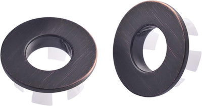 Cubierta desbordamiento bronce fregadero baño pack 2