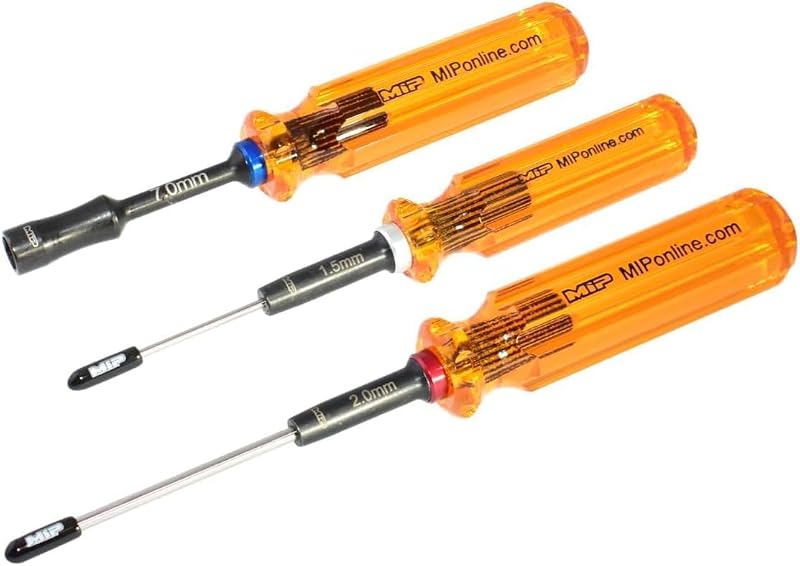 Set 3 destornilladores hex RC 1.5-2-7mm para coches drones