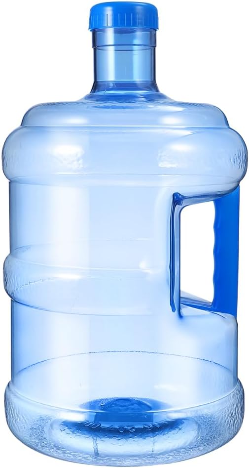 Botella agua plástico 5L con asa para acampar