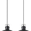 Lámpara colgante vintage 71" ajustable set 2
