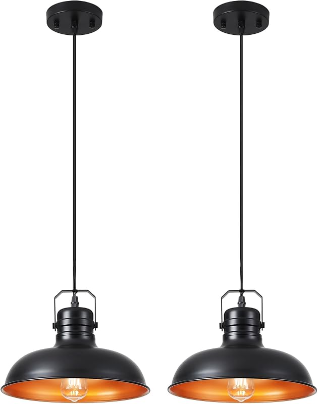 Lámpara colgante vintage 71" ajustable set 2