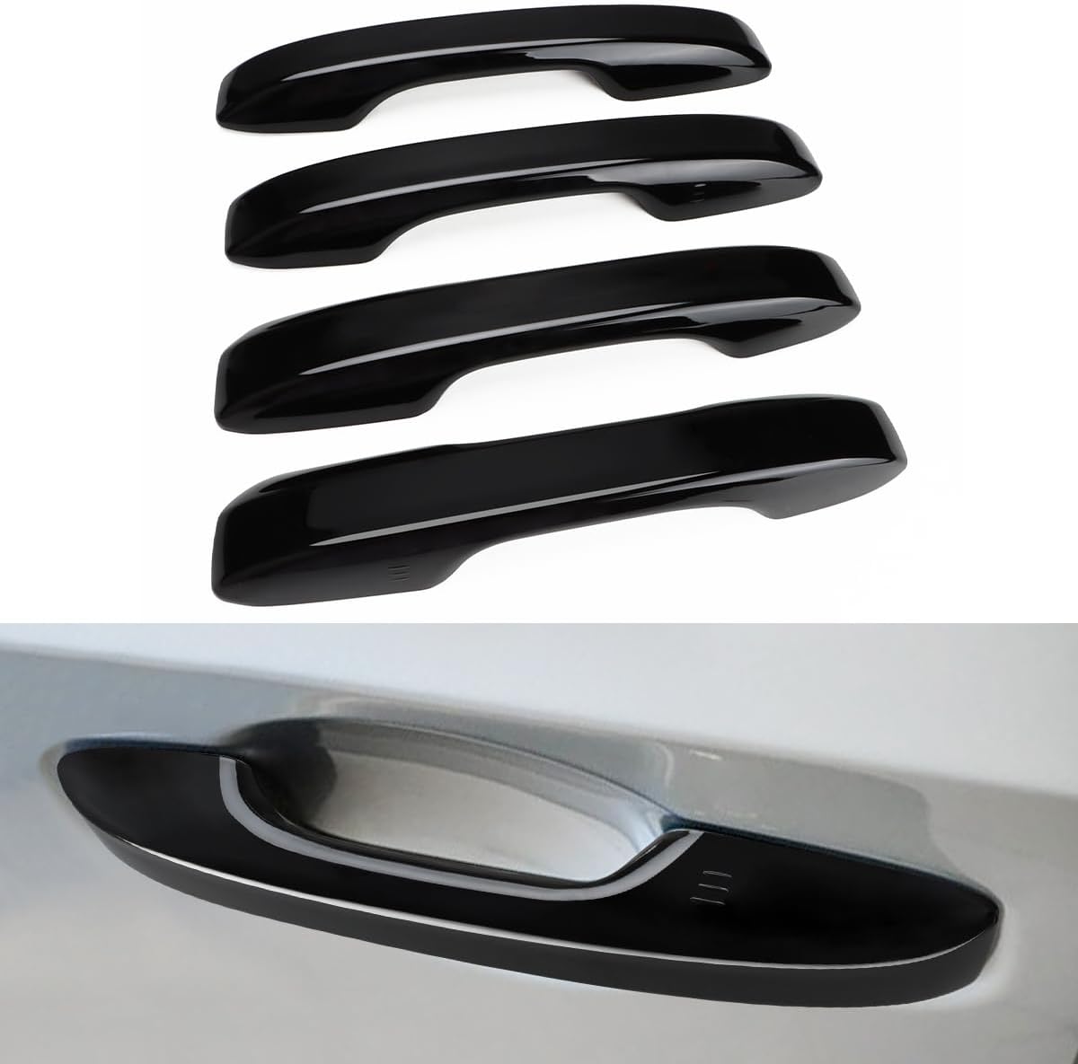 Cubierta manija puerta Honda Civic CRV 22-26 negro