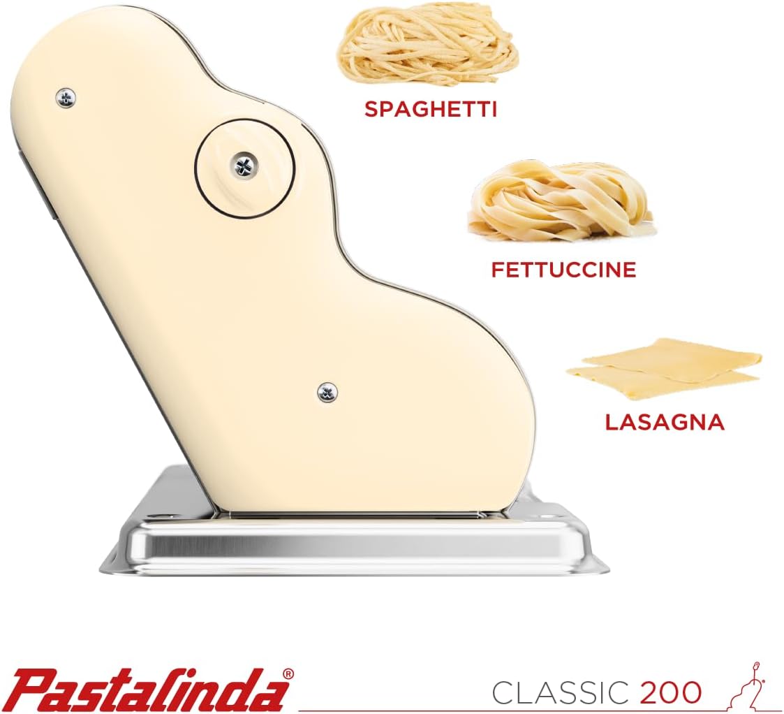 Máquina pasta acero inox 7.9pulg 9 posiciones grosor