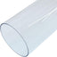 Tubo rígido redondo transparente 76mm x 305mm poli