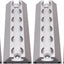 Sistema amarre riel L aluminio 6" 4 Pzas para motos