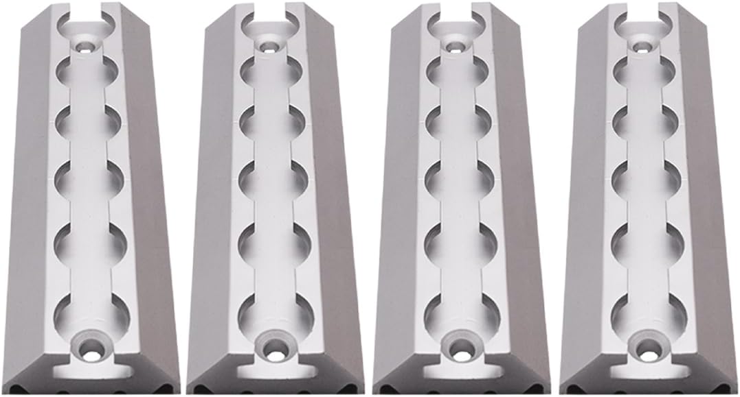 Sistema amarre riel L aluminio 6" 4 Pzas para motos