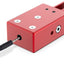 Llave Morse de mano doble pie moderna roja