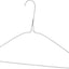 Perchas metal 16pulg para ropa abrigos pack 20 color plateado