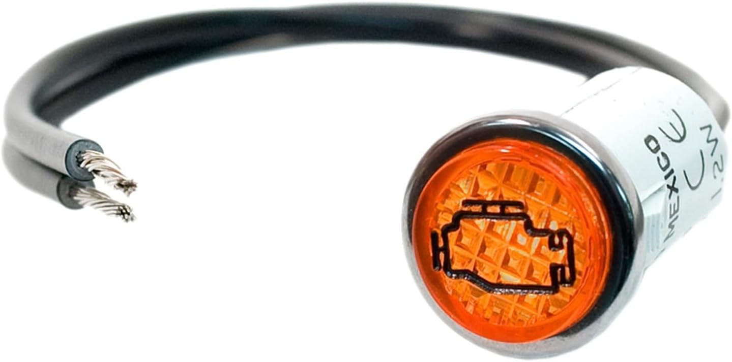 Luz alerta motor color ámbar 80207