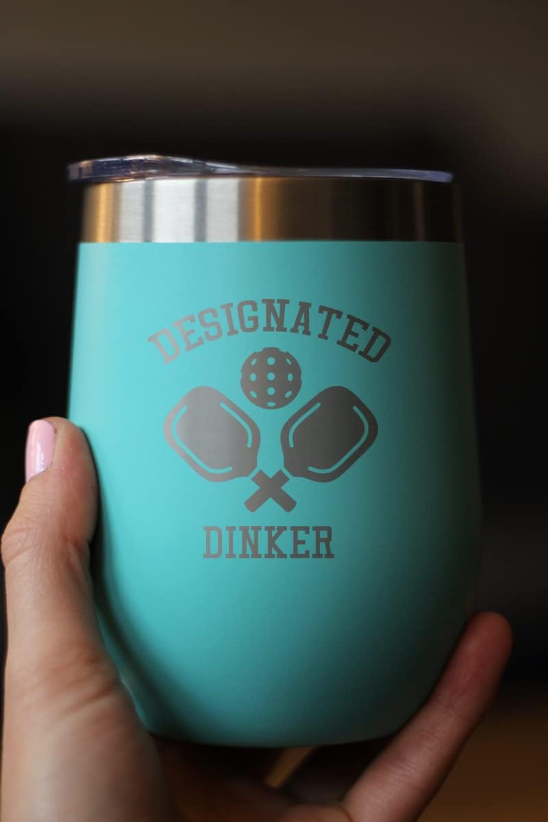 Vaso tumbler vino acero inox con tapa deslizante verde
