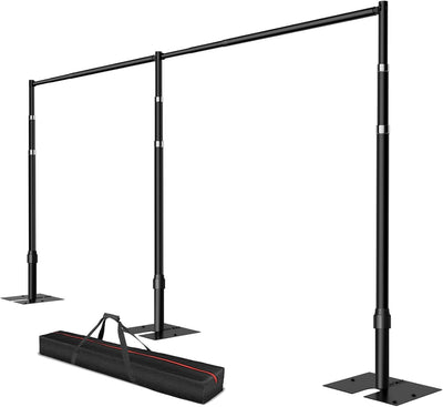 Soporte telón fondo ajustable 20x10pies base metal fiestas bodas