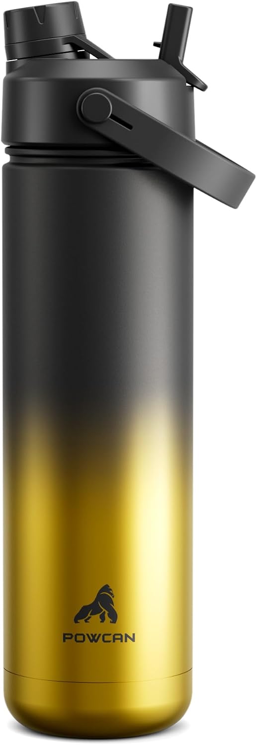 Botella térmica 2en1 acero inox antifugas 26oz deporte viaje