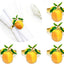 Set 6 servilletas limón temática cítrica fiestas bodas