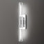 Aplique pared níquel 22.8" luces baño dormitorio sala