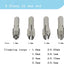 Set 9 Tuercas Rotativas Dremel Cambio Rápido
