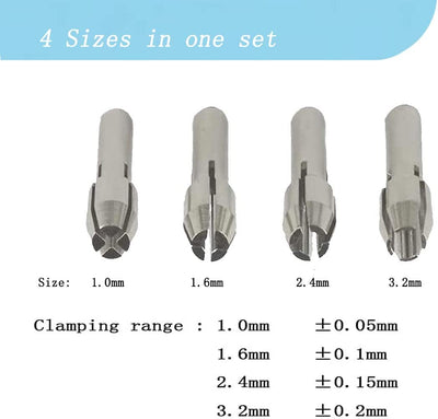 Set 9 Tuercas Rotativas Dremel Cambio Rápido