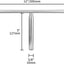 Soporte herramientas torno acero inox 12pulg poste 5/8
