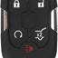 Llavero repuesto comp GMC Acadia 5 botones