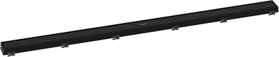 Drenaje ducha lineal 47 1/4pulg acero inox negro mate