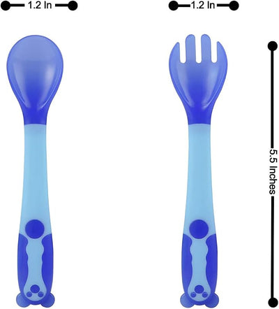 Cucharas flexibles para bebés sin BPA 3 Pzas