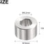 12 Pzas Espaciador Acero Inox 8.2x16x10mm Redondo