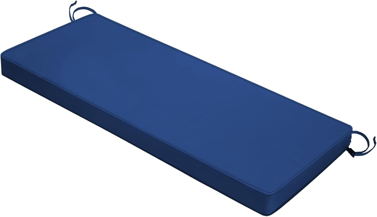 Cojín banco exterior 48x16" con lazos impermeable