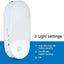 3 Luces Nocturnas 4en1 con Enchufe Sensor Movimiento Recargable