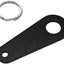 Colgador campana motocicleta anillo metal negro
