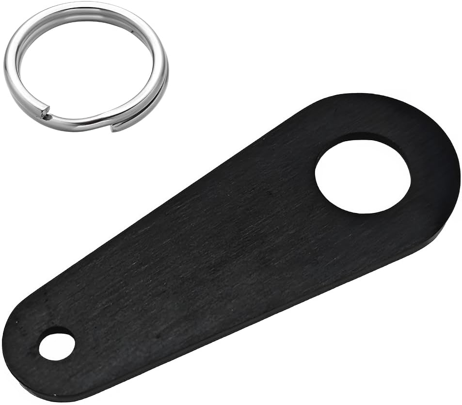 Colgador campana motocicleta anillo metal negro