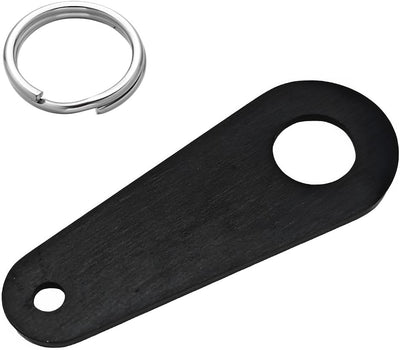 Colgador campana motocicleta anillo metal negro