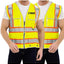 Chaleco seguridad reflectivo 9 bolsillos ANSI