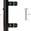 Soporte bandera RV escalera 1" resistente negro