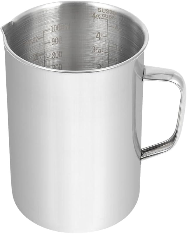 Taza medidora acero inox 34oz 4 pzas