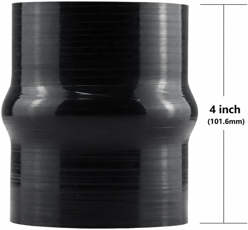 Acoplador joroba silicona reforzada 4 capas T ID 3.0" 76mm