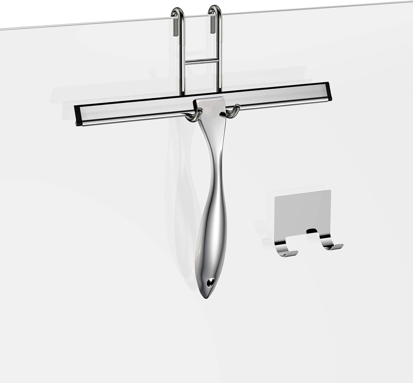Escobilla ducha y ventana acero inox 100% libre de rayas