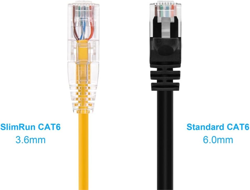 Cable Ethernet Cat6 5pies UTP 28AWG 550MHz cobre