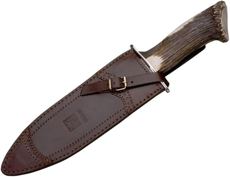 Cuchillo caza Verraco CT42 hoja 10.23" mango asta ciervo