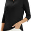 Polo mujer UPF 50 secado rápido manga 3/4 para golf