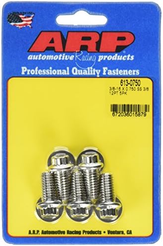 Tornillos acero inox 3/8-16 12 puntas 5 Uds