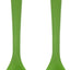 2 Cucharas Silicón Calor Resistente Color Verde