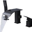 Grifo bañera tipo cascada con ducha mano y llenador