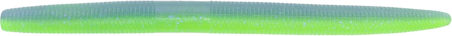 Cebos 5" Senko Chartreuse Azul 10 Pack