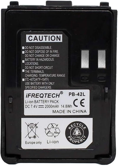 Batería PB-42L para radios TH-F6 TH-F7 2000mAh