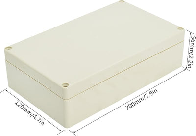 Caja derivación universal plástico ABS IP65 resistente gris pálido