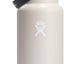 Botella acero inox aislada 32oz pajilla flexible color avena
