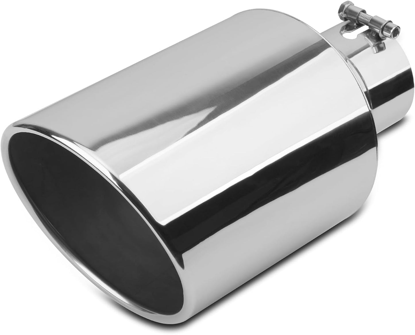 Tubo escape acero inox 4x8" 15" atornillado
