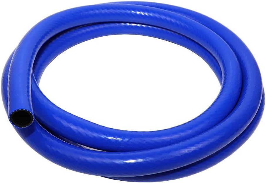 Manguera silicona 5ft 5/8" reforzada alta temp azul