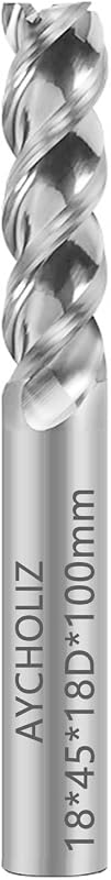 Fresa cuadrada carburo 0.709pulg tipo U para aluminio