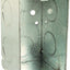 Caja soldada Hubbell 4x2pulg 2-1/8pulg gris